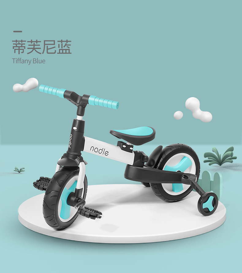 Natto Baby Carriage Balance Car Bicycle Five-in-One Baby Age Scooter Scooter Baby Tricycle