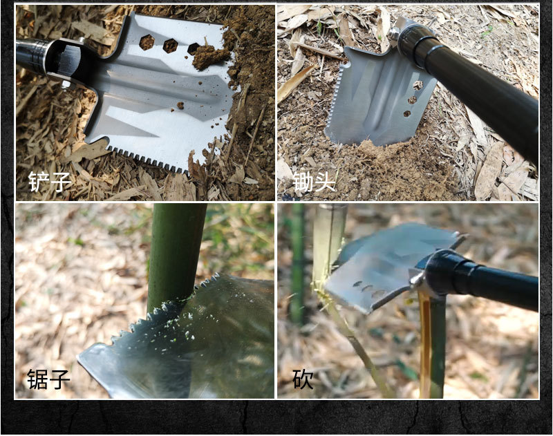 Shovel Multifunctional Suit Outdoor Supplies EDC Portable Army Folding Military Shovel Equipment Camping Camping Tools Shovel Multifunctional Suit Outdoor Supplies EDC Portable Army Folding Military Shovel Equipment Camping Camping Tools