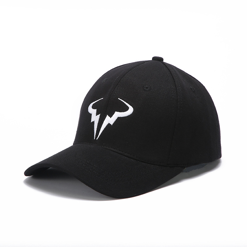 Foreign Trade Popular Style Nadal Tennis Star Same Style Horn Baseball Cap Men and Women Outdoor Sports Sunhat Foreign Trade Popular Style Nadal Tennis Star Same Style Horn Baseball Cap Men and Women Outdoor Sports Sunhat
