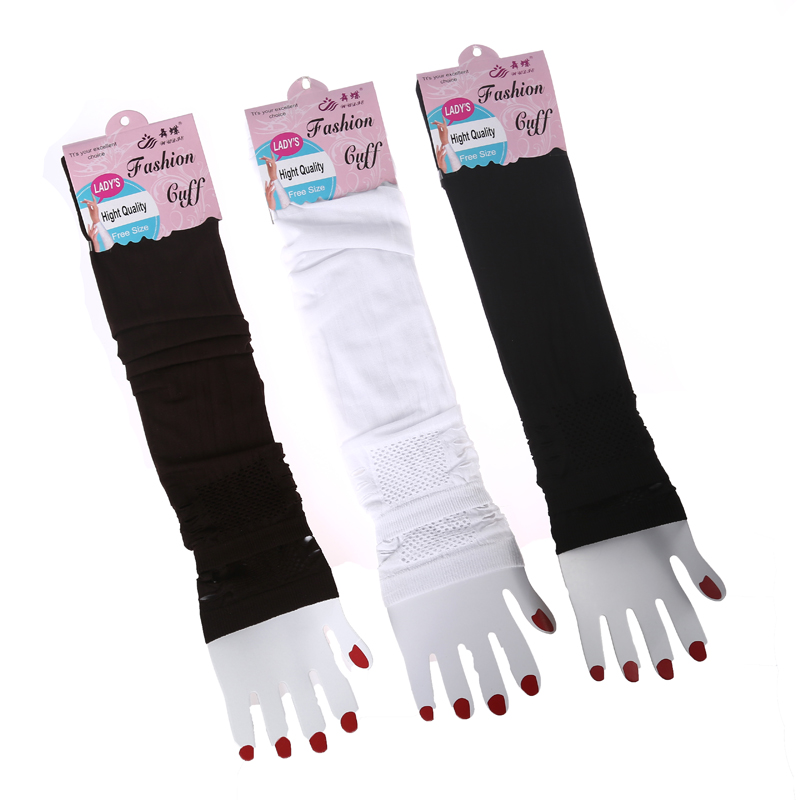 Longer section Half-finger gloves fashion fake sleeves