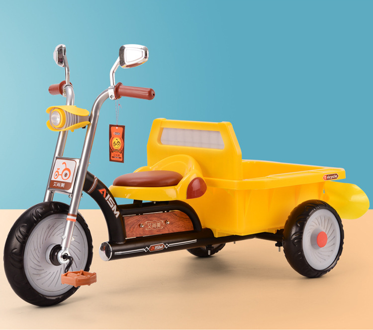 Children's Tricycle Bicycle Can Take People 2-6 Years Old Large Baby Car with Rear Bucket Children Stroller Bicycle Children's Tricycle Bicycle Can Take People 2-6 Years Old Large Baby Car with Rear Bucket Children Stroller Bicycle