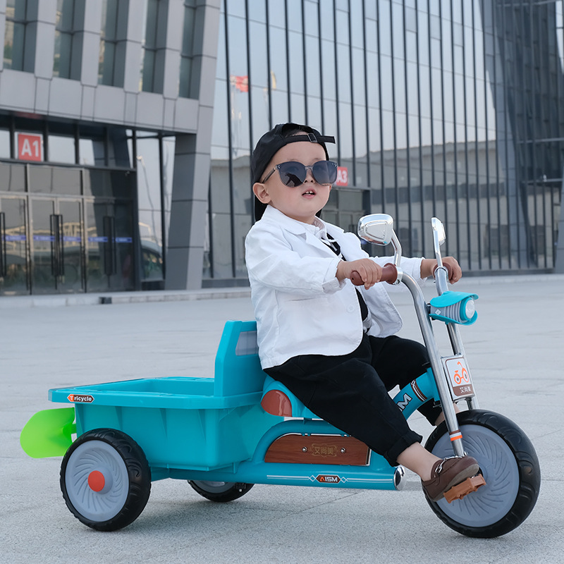 Children's Tricycle Bicycle Can Take People 2-6 Years Old Large Baby Car with Rear Bucket Children Stroller Bicycle Children's Tricycle Bicycle Can Take People 2-6 Years Old Large Baby Car with Rear Bucket Children Stroller Bicycle