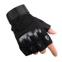 Carbon Fiber Half-Finger Tactical Gloves Military Fans Combat Special Forces Fighting Wear-Resistant Motorcycle Riding Sports Protection