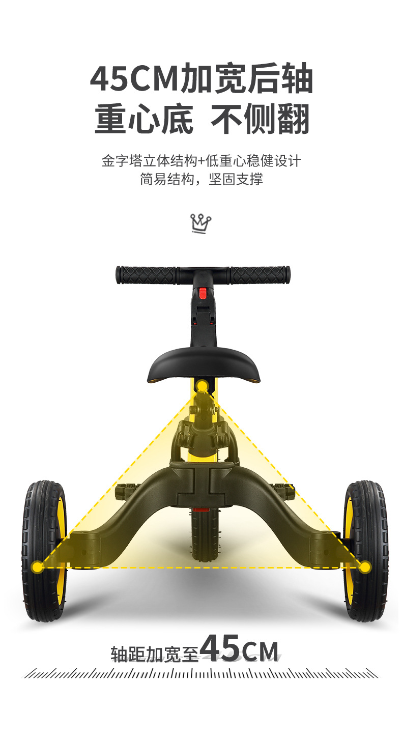 New Children's Three-Wheeled Bicycle Baby Sliding Balance Car Hand Push Toddler Children's Scooter Bicycle Can Be Sent on Behalf New Children's Three-Wheeled Bicycle Baby Sliding Balance Car Hand Push Toddler Children's Scooter Bicycle Can Be Sent on Behalf