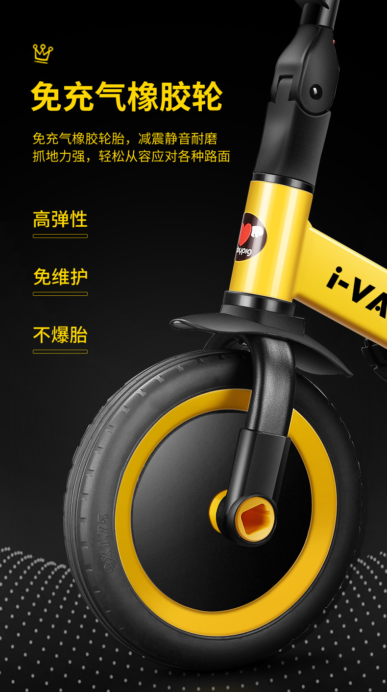 New Children's Three-Wheeled Bicycle Baby Sliding Balance Car Hand Push Toddler Children's Scooter Bicycle Can Be Sent on Behalf New Children's Three-Wheeled Bicycle Baby Sliding Balance Car Hand Push Toddler Children's Scooter Bicycle Can Be Sent on Behalf