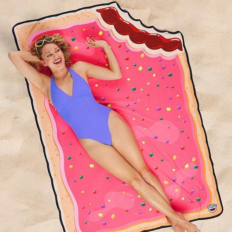 Beach towel terylene irregular creative bath towel exported to Europe and America can be customized