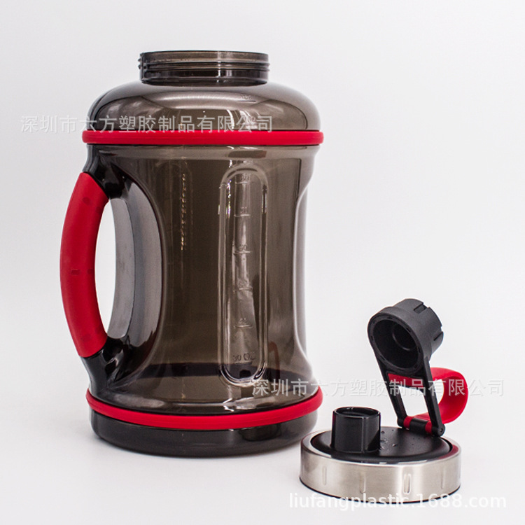 Hexagonal Plastic PS New Style Large Diameter 3.2L Kettle PETG Kettle Portable Sports Cup Large Capacity Kettle