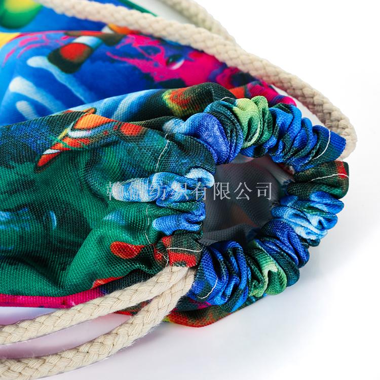 Portable outdoor beach towel travel undersea world beach bag