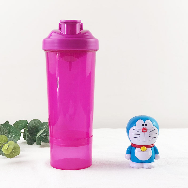 Korean Fashion Outdoor Sports Shake Cup Men&#039;s and Women&#039;s Dried Egg White Cup Portable Fitness Sports Cup Customizable