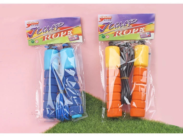 Sponge Skipping Rope with Counter Figure Skipping Rope Student Senior High School Entrance Examination Fitness Skipping Rope Fitness Skipping Rope Aerobic Exercise Hot Sale