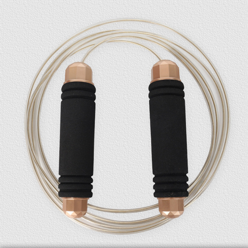 Factory Direct Sales Local Tyrant Steel Wire Skipping Rope Practice Yoga Exercise Sports Sports Steel Wire Bearing Fitness Skipping Rope