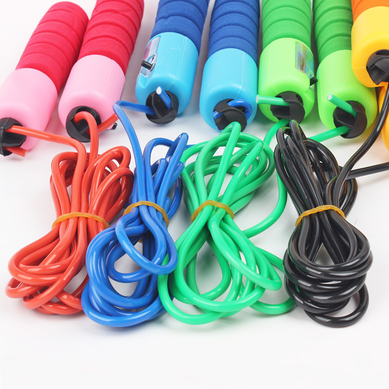 Sponge Skipping Rope with Counter Figure Skipping Rope Student Senior High School Entrance Examination Fitness Skipping Rope Fitness Skipping Rope Aerobic Exercise