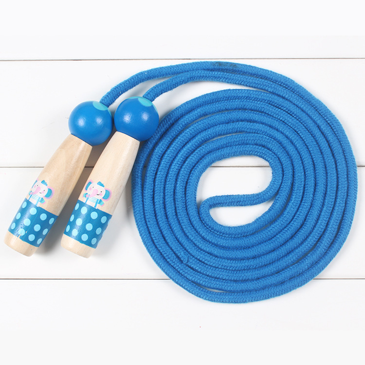 Xiaohouniao wooden skipping rope children primary school student adult single skipping rope kindergarten beginner adjustable 3 m