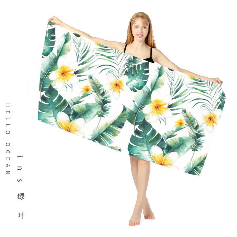 Amazon Hot Selling Double-Sided Velvet Quick-Drying Beach Towel Customizable Cross-Border Printing Microfiber Beach Swimming Towel Amazon Hot Selling Double-Sided Velvet Quick-Drying Beach Towel Customizable Cross-Border Printing Microfiber Beach Swimming Towel