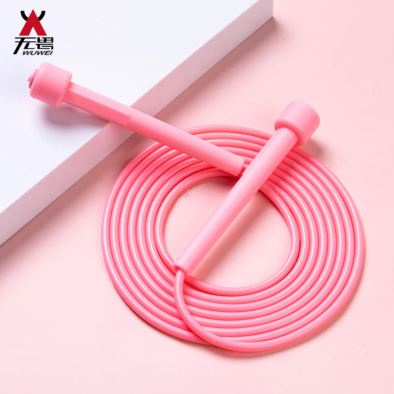 Factory Direct Sales Children&#039;s Jumping Rope Primary School Student Senior High School Entrance Examination Fitness Special Penholder Handle Professional Racing Skipping Rope Wholesale
