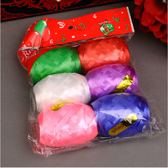 Rainbow films football balloon tie Ribbon 0.5*10m football Rainbow films football balloon tie Ribbon 0.5*10m football