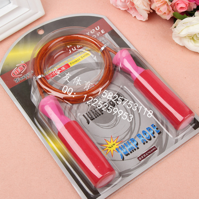 WangYou professional Skipping rope Handle:plastic,sponge ROPE: Steel wire WangYou professional Skipping rope Handle:plastic,sponge ROPE: Steel wire