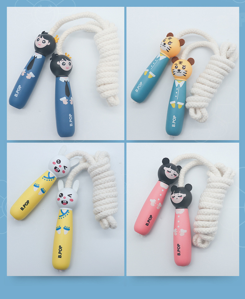 Children's Cartoon Children's Funny Skipping Rope Kindergarten Boys and Girls Cute Cotton Rope Soft No Pain Gift Whole Children's Cartoon Children's Funny Skipping Rope Kindergarten Boys and Girls Cute Cotton Rope Soft No Pain Gift Whole