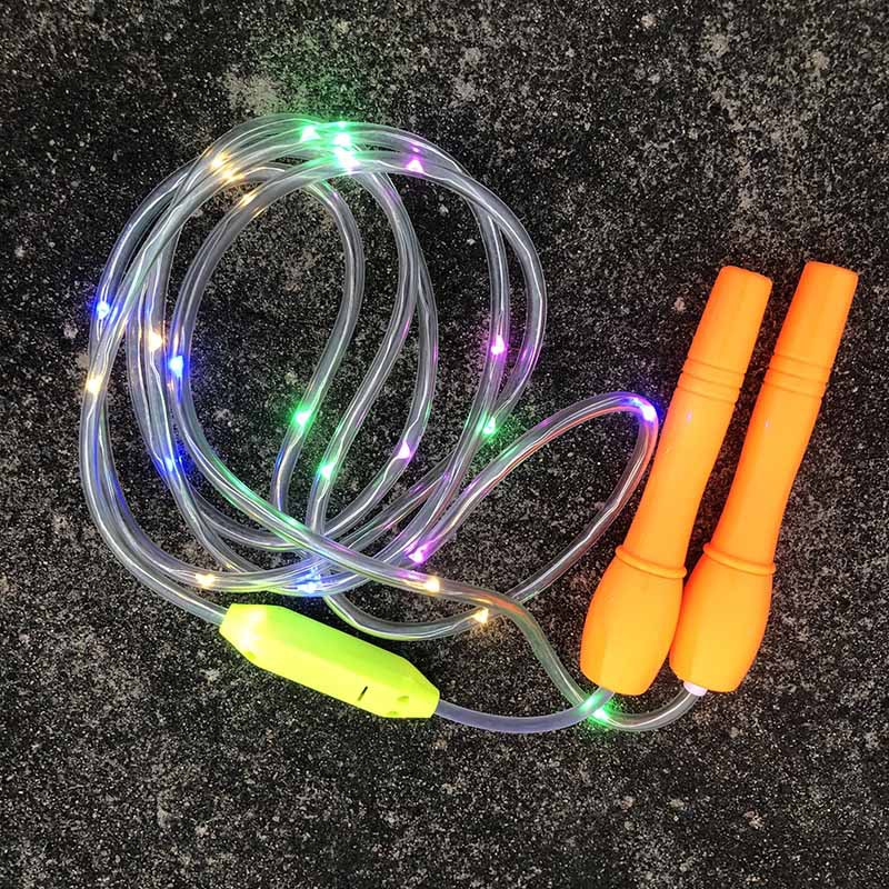 New Children's Jumping Rope Colorful Flash Skipping Rope Sports Health Fitness Night Market Stall Electronic LED Luminous Skipping Rope New Children's Jumping Rope Colorful Flash Skipping Rope Sports Health Fitness Night Market Stall Electronic LED Luminous Skipping Rope