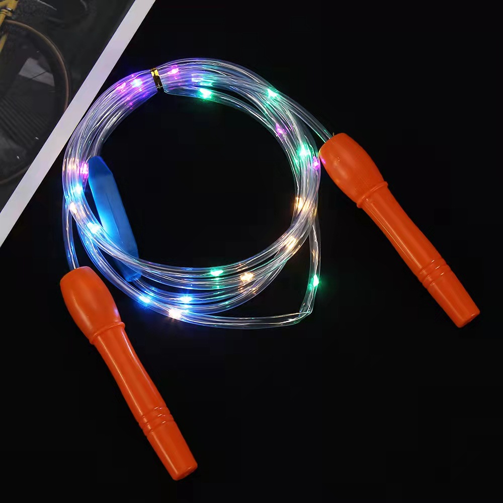 New Children's Jumping Rope Colorful Flash Skipping Rope Sports Health Fitness Night Market Stall Electronic LED Luminous Skipping Rope New Children's Jumping Rope Colorful Flash Skipping Rope Sports Health Fitness Night Market Stall Electronic LED Luminous Skipping Rope