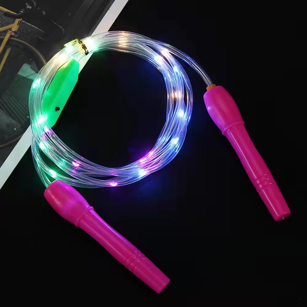 New Children's Jumping Rope Colorful Flash Skipping Rope Sports Health Fitness Night Market Stall Electronic LED Luminous Skipping Rope New Children's Jumping Rope Colorful Flash Skipping Rope Sports Health Fitness Night Market Stall Electronic LED Luminous Skipping Rope
