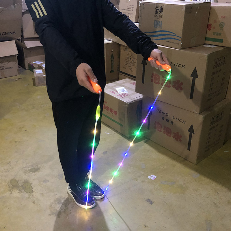 New Children's Jumping Rope Colorful Flash Skipping Rope Sports Health Fitness Night Market Stall Electronic LED Luminous Skipping Rope New Children's Jumping Rope Colorful Flash Skipping Rope Sports Health Fitness Night Market Stall Electronic LED Luminous Skipping Rope