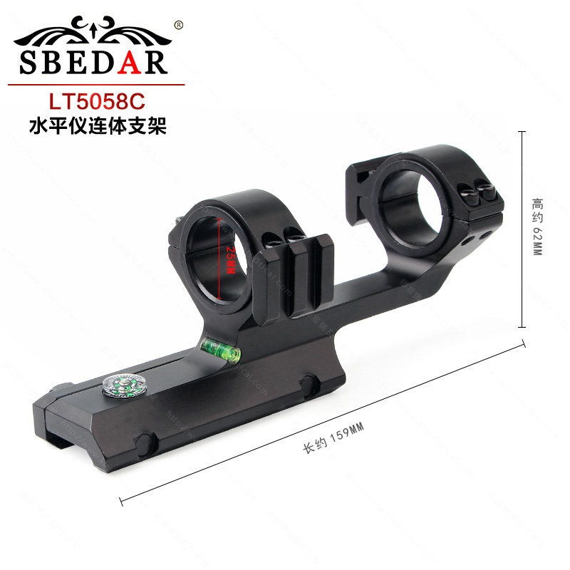 The 20mm wideband compass leveler is aimed at the beholder