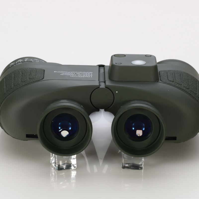 10X50 HD Waterproof Military Optics Binocular Telescope with lamp and compass