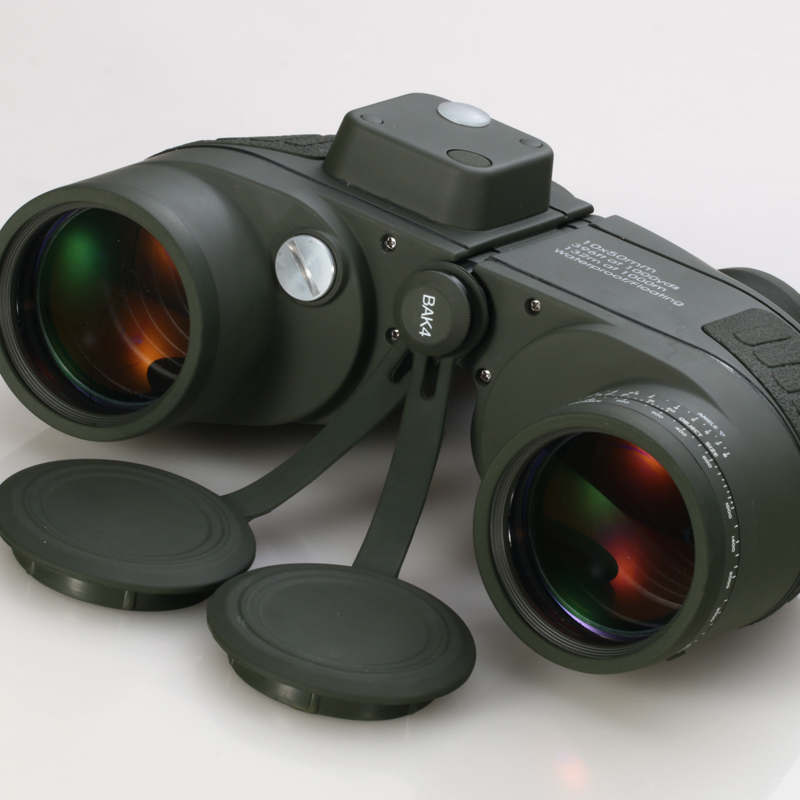 10X50 HD Waterproof Military Optics Binocular Telescope with lamp and compass