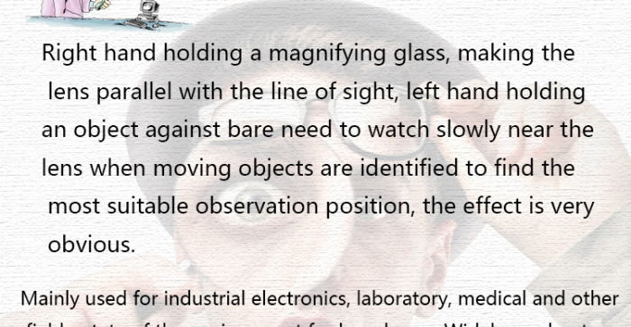 Hand-held magnifier with light diffuser with compass elderly elderly and children reading magnifier Hand-held magnifier with light diffuser with compass elderly elderly and children reading magnifier