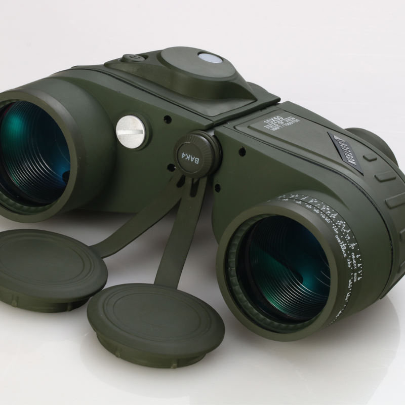 10X50 Waterproof  Military Optics Binocular Telescope  with Compass for Hunting Camping Hiking