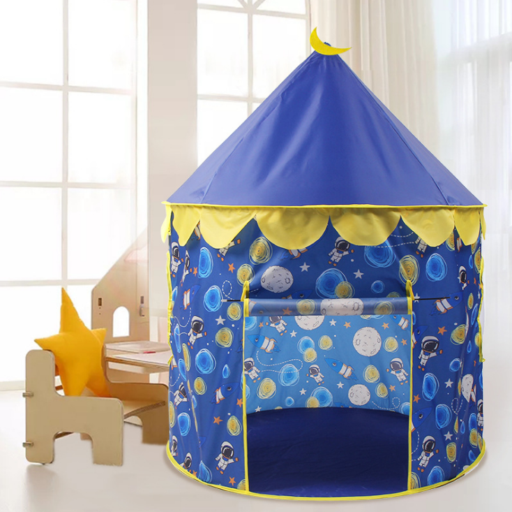 Factory Direct Sales New Folding Tent Indoor Outdoor Princess Toy House Children's Game Crawling Yurts Tent
