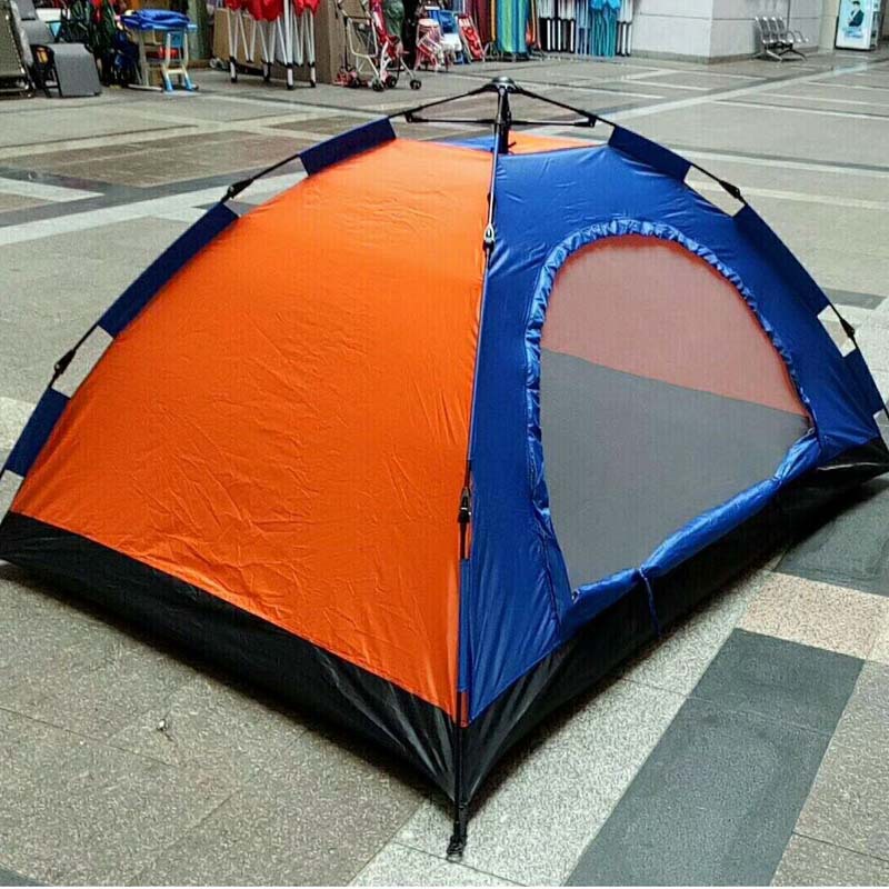 Tent outdoor 3-4 people automatic 2-room 1-hall family double perso camping in the wilderness extra thick rainproof camp Tent outdoor 3-4 people automatic 2-room 1-hall family double perso camping in the wilderness extra thick rainproof camp