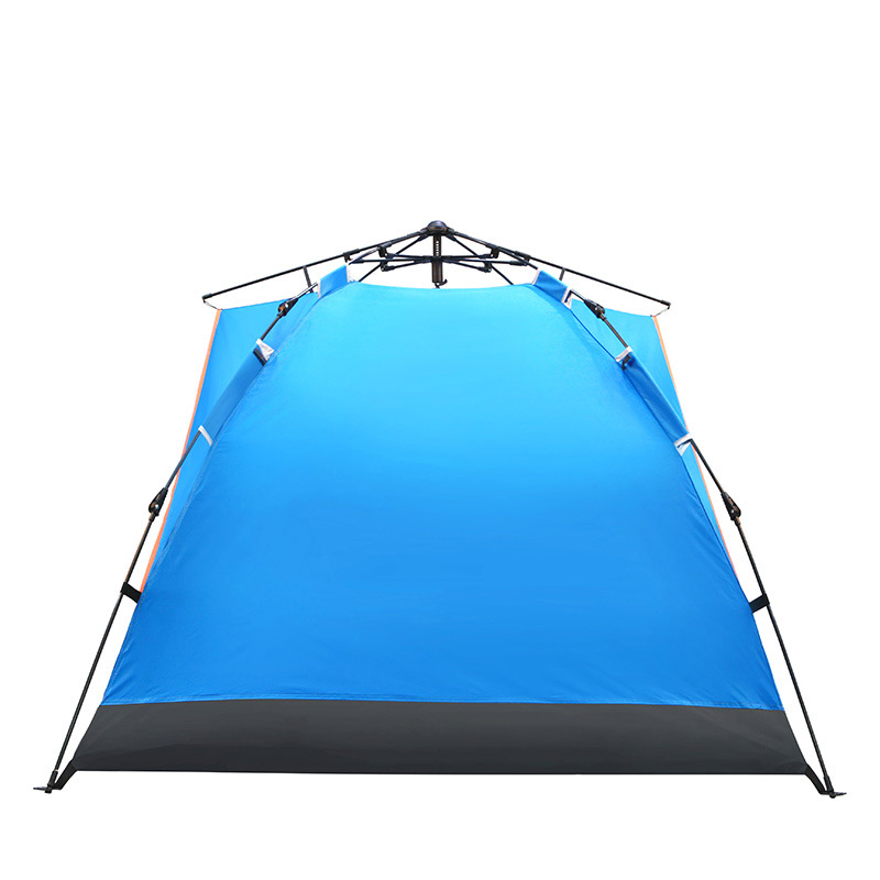 Factory Direct Sales Outdoor 3-4 People Automatic Easy-to-Put-up Tent Fake Double Layer Camping Camping Tent Wholesale Color Phoenix