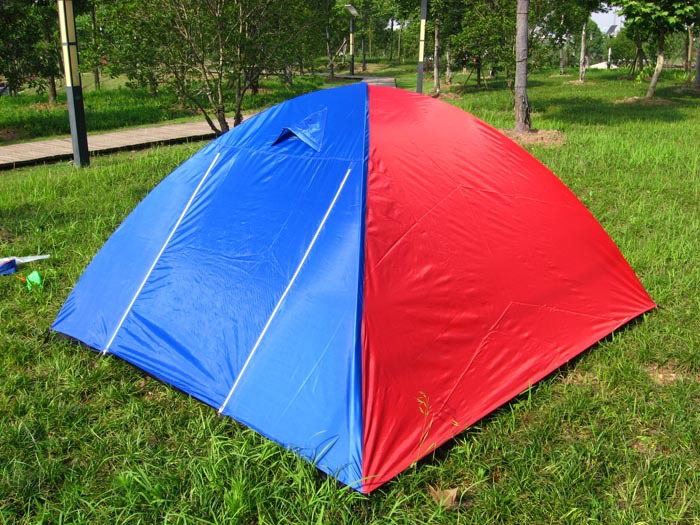 Sled dog brand SD06 4 people glass rod double tent