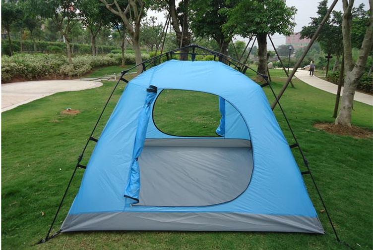 Sled Dog Outdoor Camping Tent Square Top 4-Person Room Two Living Room Double Door Four Window Tent Sled Dog Outdoor Camping Tent Square Top 4-Person Room Two Living Room Double Door Four Window Tent