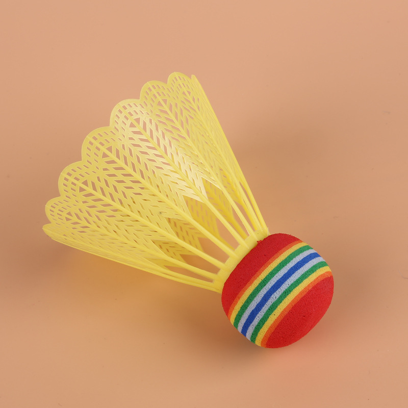 2020 New Color 8-Piece Large Foam Ball Badminton Ball Fitness Sporting Goods Factory Direct Sales