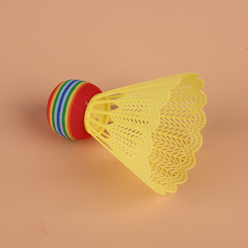 2020 New Color 8-Piece Large Foam Ball Badminton Ball Fitness Sporting Goods Factory Direct Sales