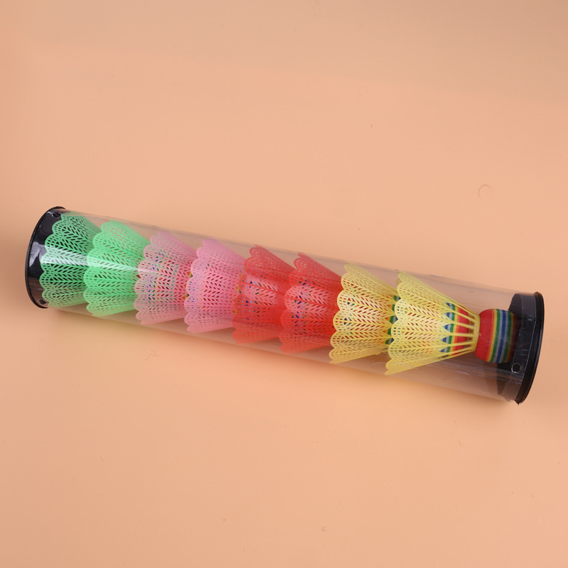 2020 New Color 8-Piece Large Foam Ball Badminton Ball Fitness Sporting Goods Factory Direct Sales