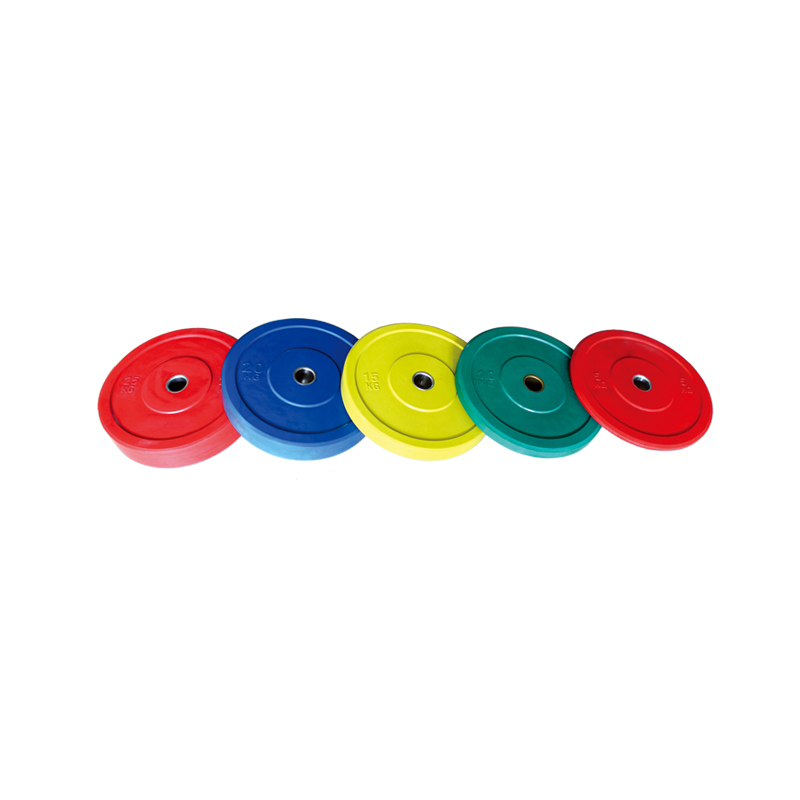 Military commercial full rubber barbell tablets men&#039;s gym holder weight-lifting bench press kit dumbbell tablets