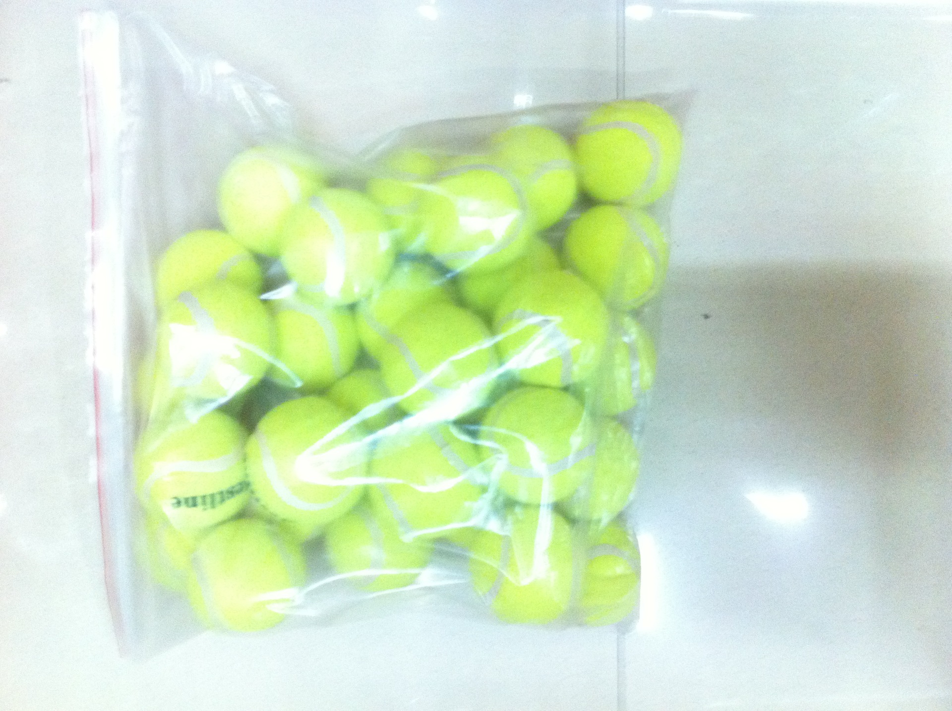 Supply Colorful Chemical Fiber Tennis 1-1.2 M Bouncing Chemical Fiber Student Soft Tennis Sports Training Tennis