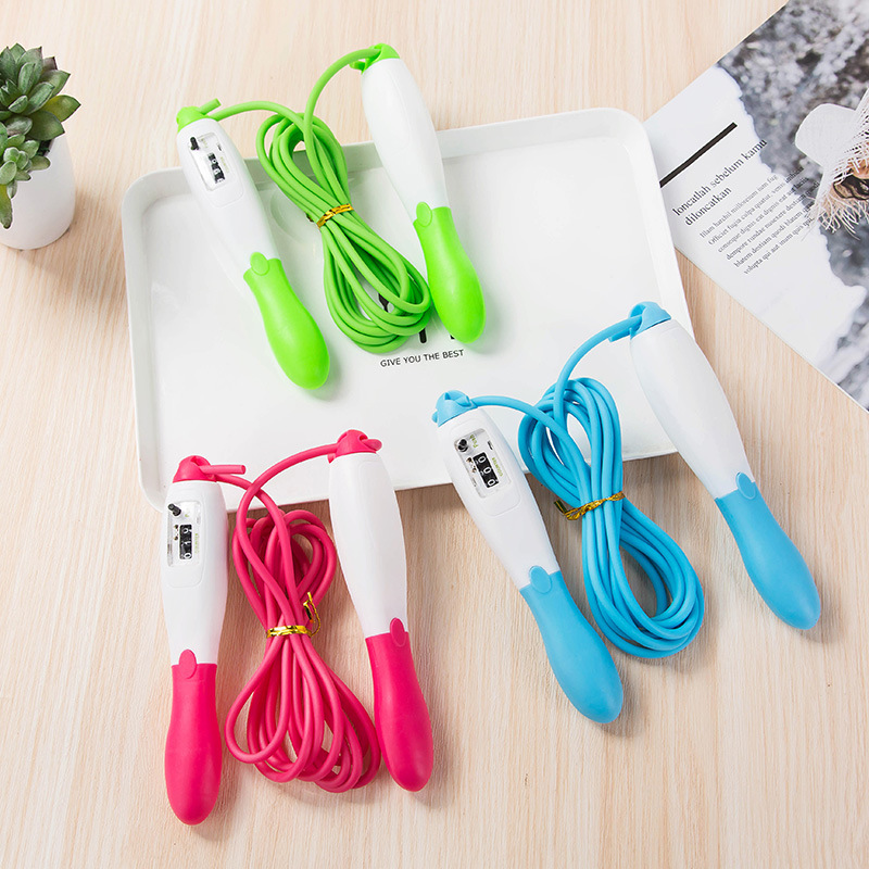 Electronic Skipping Rope with Counter Adult Pattern Rope Male and Female Students High School Entrance Examination Fitness Skipping Rope Factory Wholesale