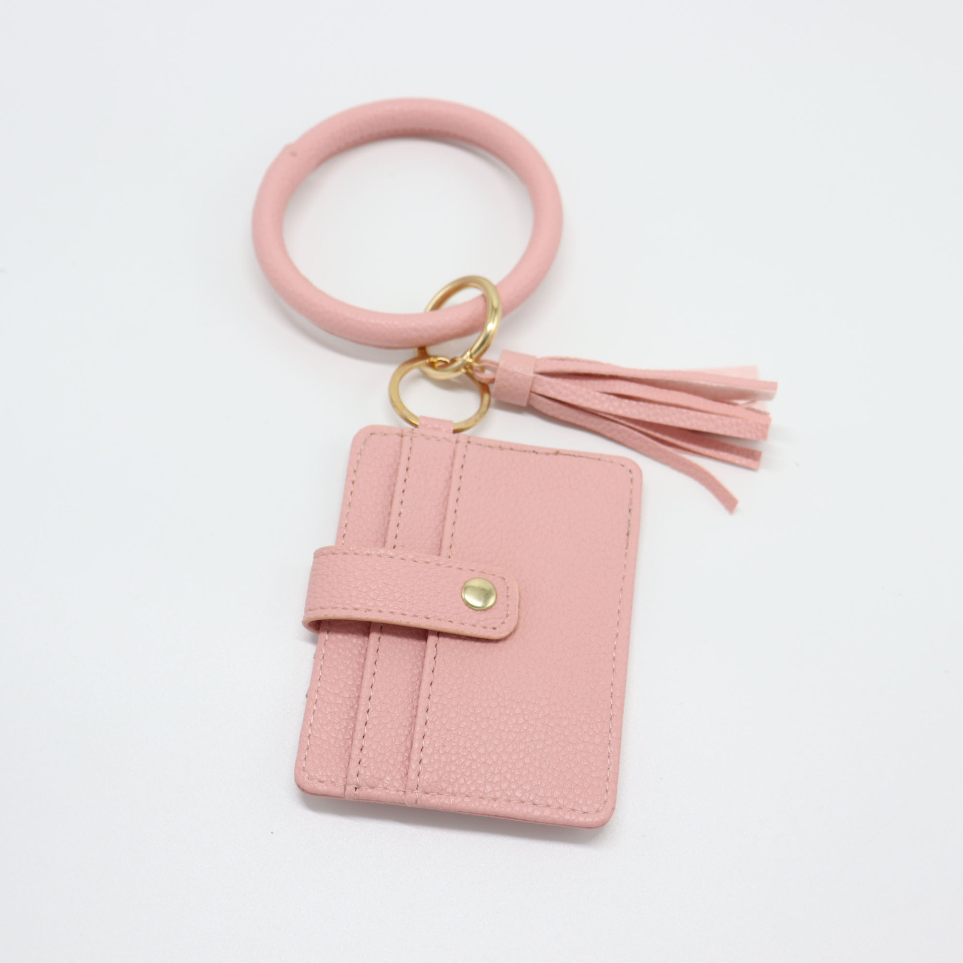2021 Cross-Border Hot Fashion Bracelet PU Leather Bracelet Keychain Women's Handbag Small Card Holder