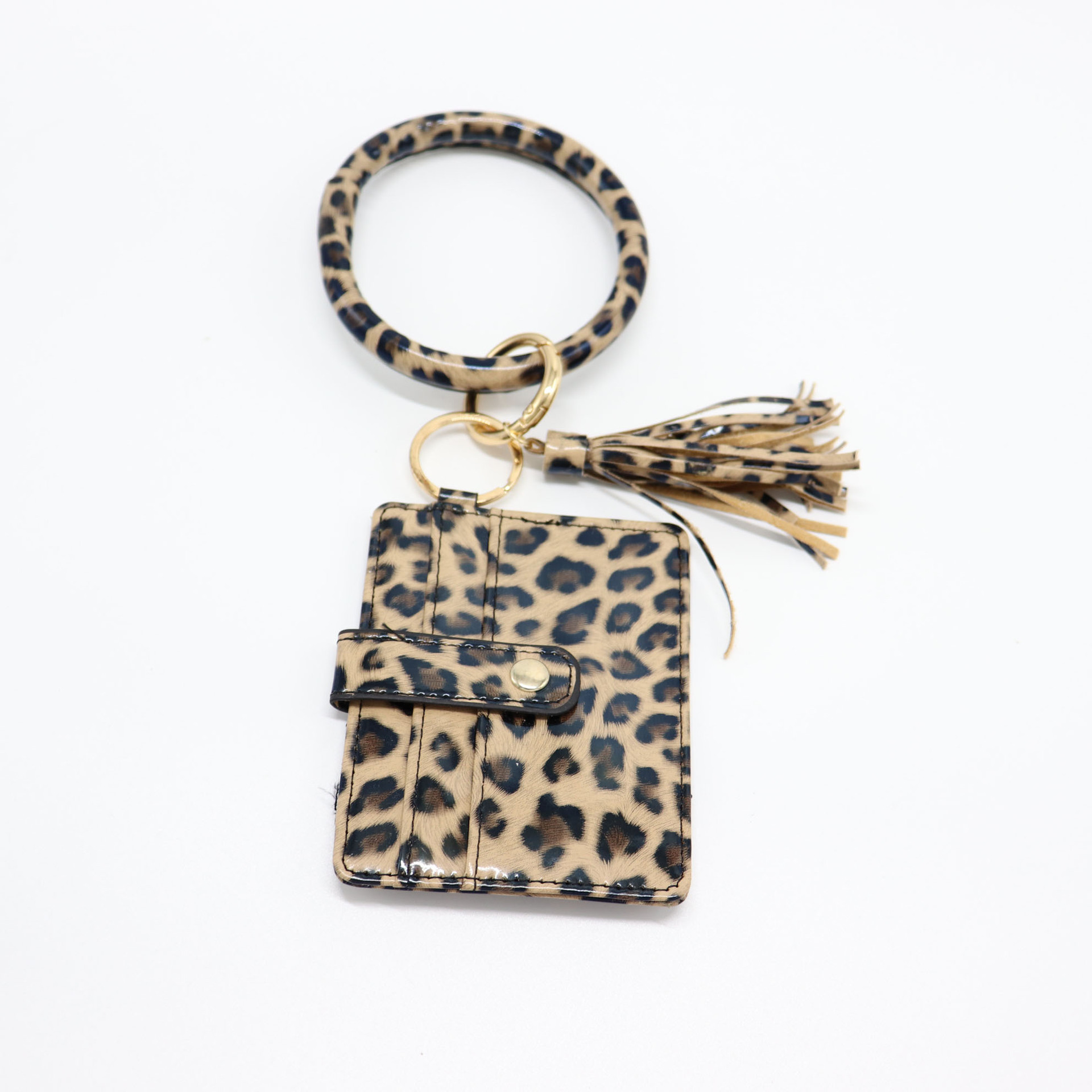 2021 Cross-Border Hot Fashion Bracelet PU Leather Bracelet Keychain Women's Handbag Small Card Holder