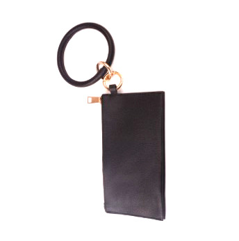 2021 Cross-Border Hot Fashion Bracelet PU Leather Bracelet Keychain Women's Handbag Small Card Holder
