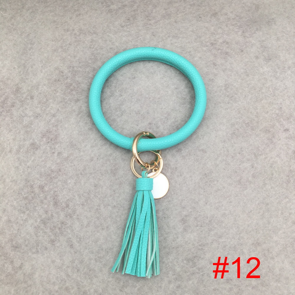 2021 Cross-Border Hot Fashion Bracelet PU Leather Bracelet Keychain Women's Handbag Small Card Holder