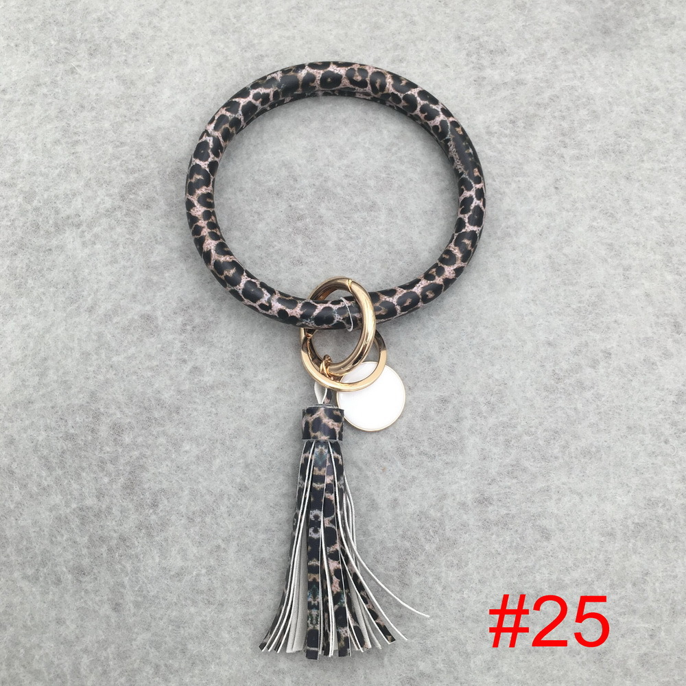 2021 Cross-Border Hot Fashion Bracelet PU Leather Bracelet Keychain Women's Handbag Small Card Holder