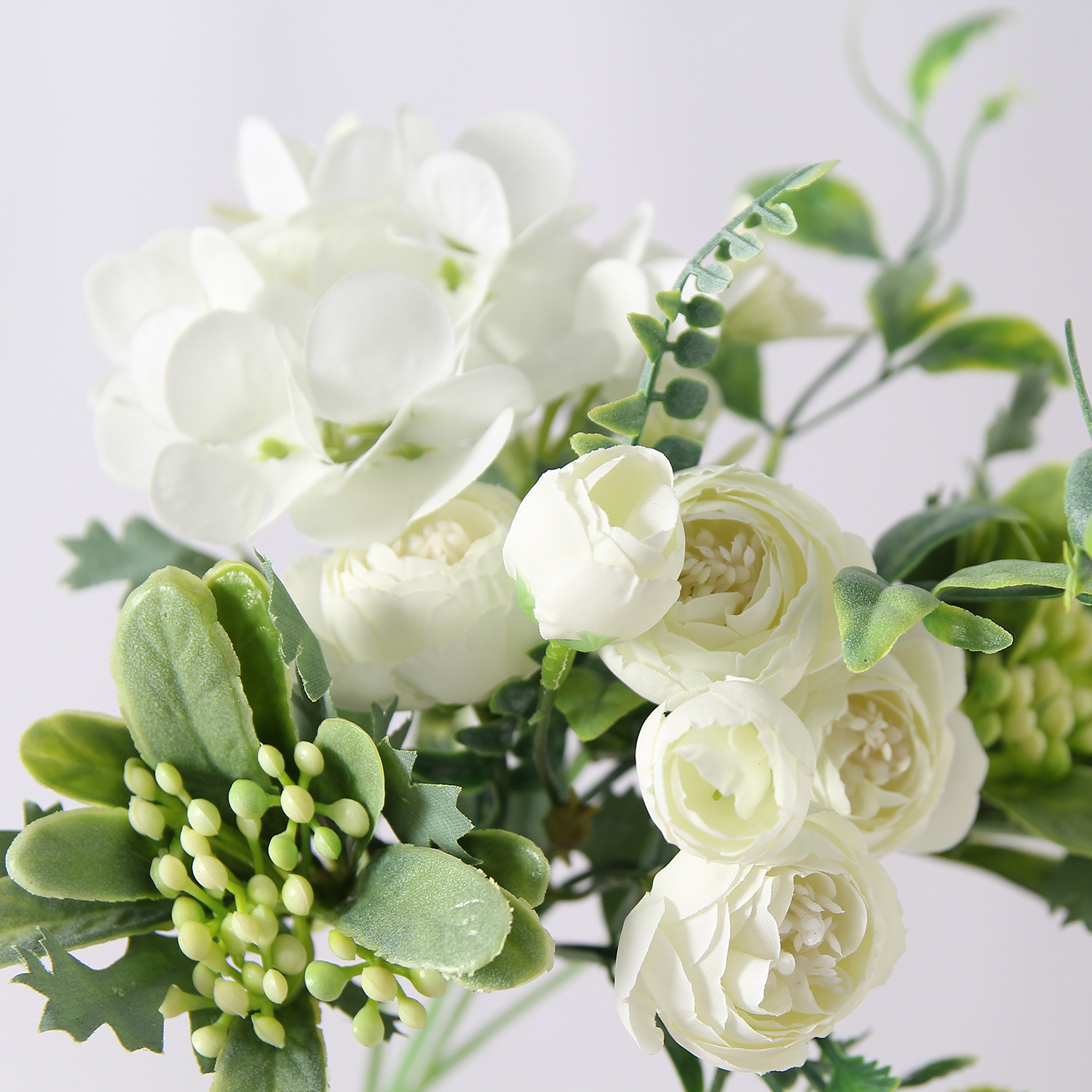 Artificial Rose Nordic Ins Wedding Bouquet Holder Fake Flower Wedding Silk Flower Photography Art Home Decoration Artificial Flower