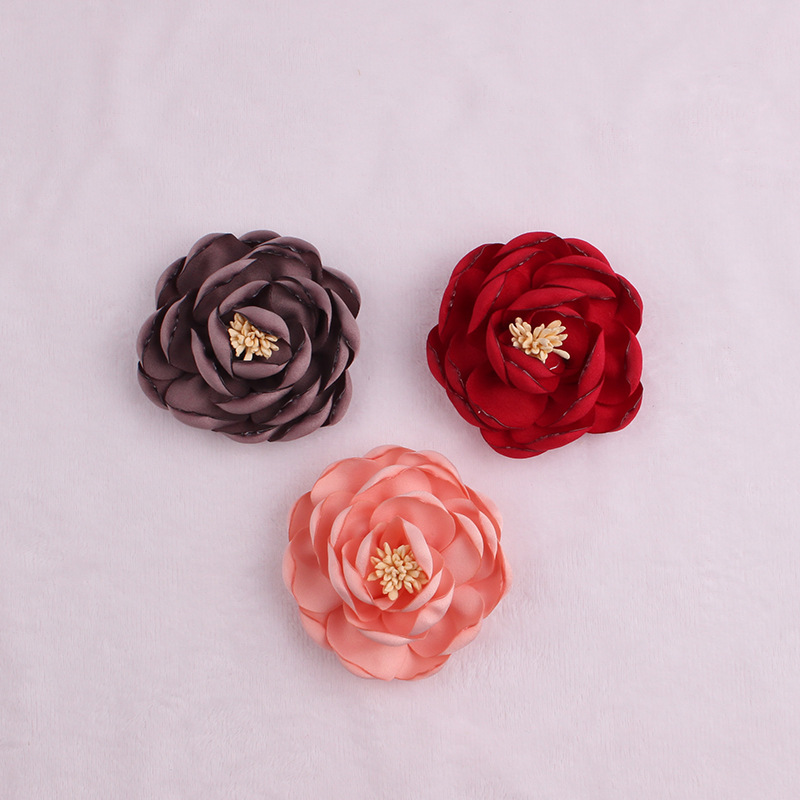 Multi-Color Korean Style Fabric Multi-Layer Burning Edge Hibiscus Flower Packs Barrettes Semi-Finished Products Hair Ornaments Accessories Artificial Flower Clothing Accessories Multi-Color Korean Style Fabric Multi-Layer Burning Edge Hibiscus Flower Packs Barrettes Semi-Finished Products Hair Ornaments Accessories Artificial Flower Clothing Accessories