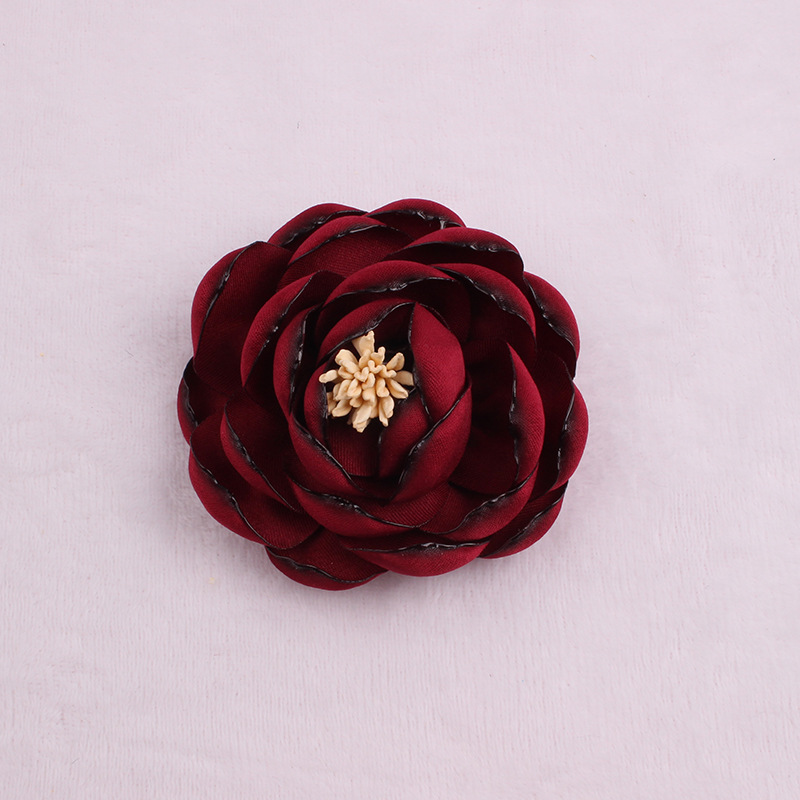 Multi-Color Korean Style Fabric Multi-Layer Burning Edge Hibiscus Flower Packs Barrettes Semi-Finished Products Hair Ornaments Accessories Artificial Flower Clothing Accessories Multi-Color Korean Style Fabric Multi-Layer Burning Edge Hibiscus Flower Packs Barrettes Semi-Finished Products Hair Ornaments Accessories Artificial Flower Clothing Accessories